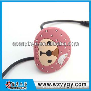 Fashion earphone soft pvc cable organizer for promotion